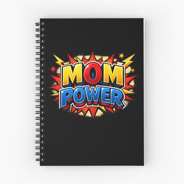 Item preview, Mom Power - Comic Book Superhero Typography designed and sold by MKreative Studio.