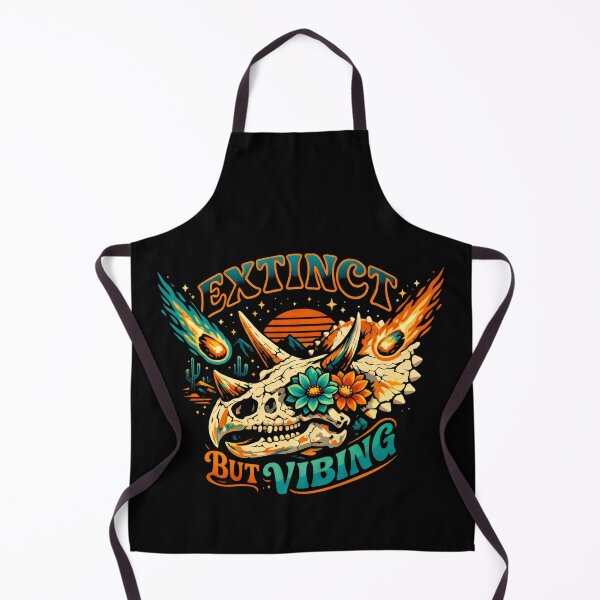 Item preview, Extinct but Vibing Skeletal Triceratops Retro Aesthetic designed and sold by SplashTastic.