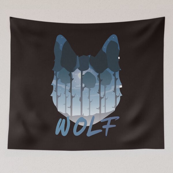 Item preview, Wolf Lover Wilderness Adventure Graphic Tee for Nature Fans designed and sold by bozet.