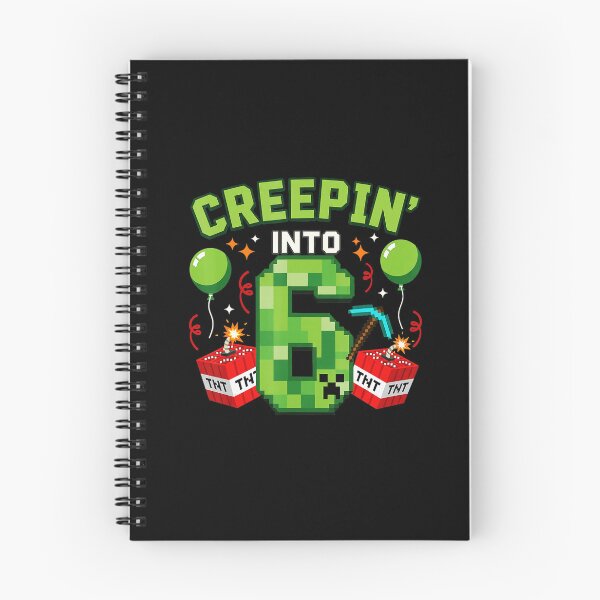 Item preview, Creepin Into 6 Gamer Birthday Pixel Funny  designed and sold by FGTV2021.