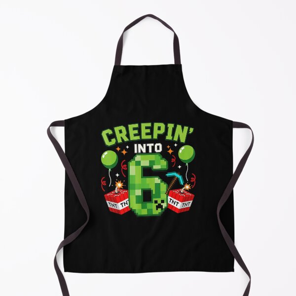 Item preview, Creepin Into 6 Gamer Birthday Pixel Funny  designed and sold by FGTV2021.