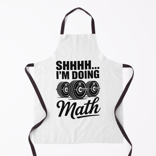 Item preview, Weightlifting Pun Shhh I'm Doing Math Workout Weightlifter designed and sold by Formatage.