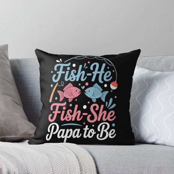Item preview, Fish-He Or Fish-She Papa To Be Gender Reveal Baby  designed and sold by HaiharryCartoon.