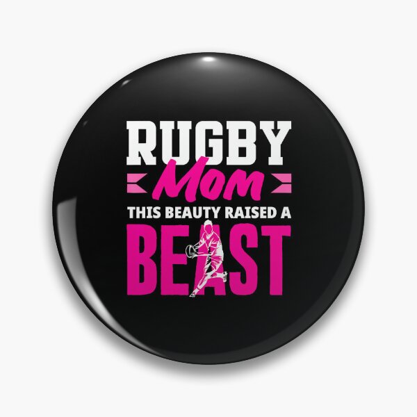 Item preview, Rugby Mom Raised a Beast Proud Mama  designed and sold by GabrieSketcham.