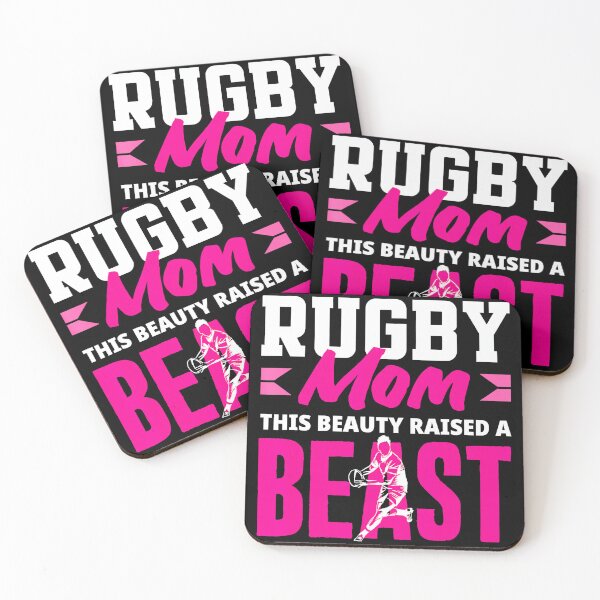 Item preview, Rugby Mom Raised a Beast Proud Mama  designed and sold by GabrieSketcham.