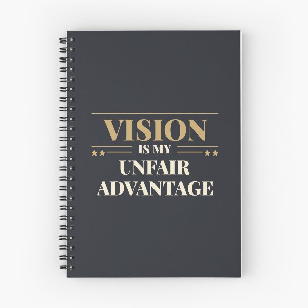Item preview, Vision is my unfair advantage - Light typography designed and sold by Revextyr.