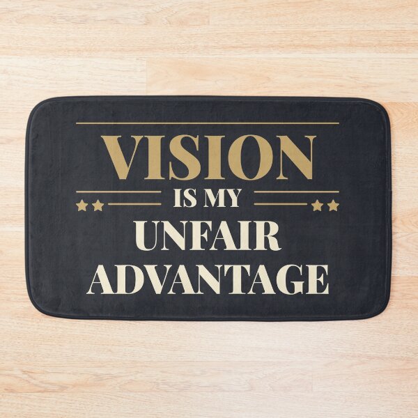 Item preview, Vision is my unfair advantage - Light typography designed and sold by Revextyr.