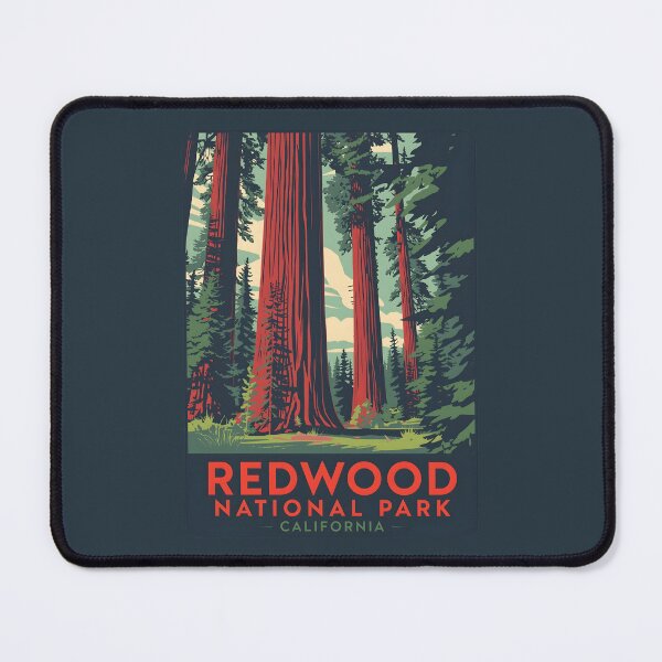 Item preview, Redwood National Park - California designed and sold by GoodOldVintage.