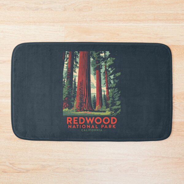 Item preview, Redwood National Park - California designed and sold by GoodOldVintage.