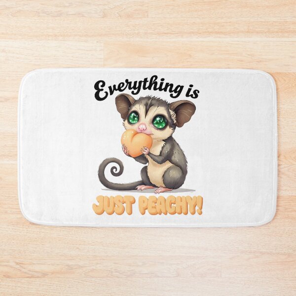 Item preview, Everything is Just Peachy! - Cute Chibi Sugar Glider designed and sold by ArtisticDesignsbyLinda.