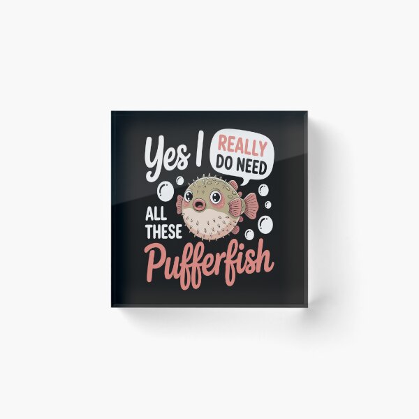 Item preview, Funny Fish Cute Balloonfish  designed and sold by TheRetroStyle.