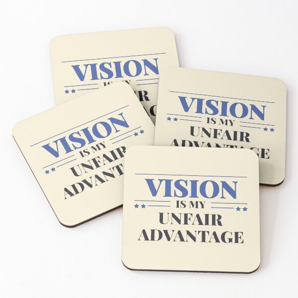 Item preview, Vision is my unfair advantage - Dark typography designed and sold by Revextyr.