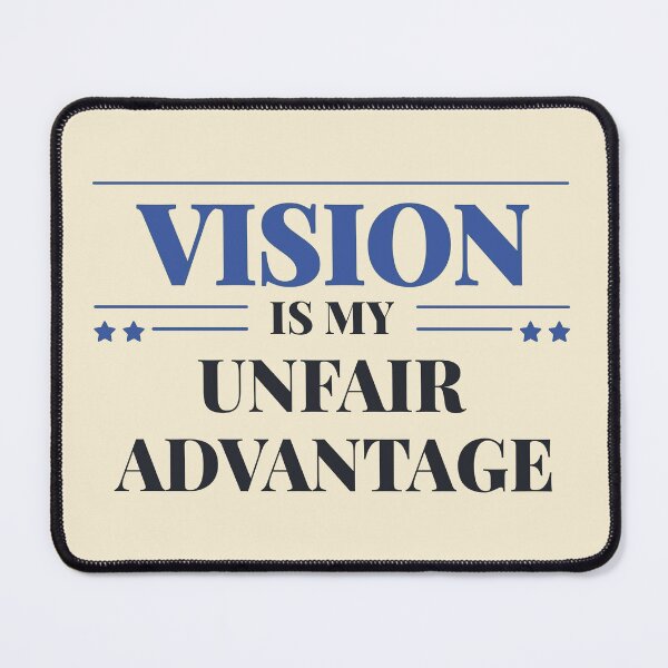 Item preview, Vision is my unfair advantage - Dark typography designed and sold by Revextyr.