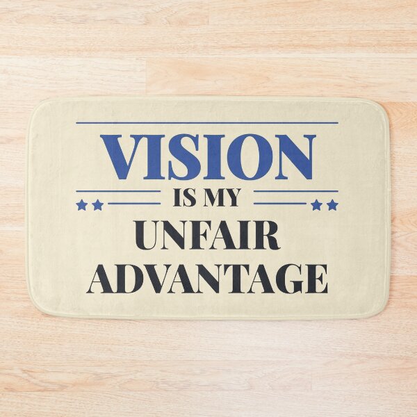 Item preview, Vision is my unfair advantage - Dark typography designed and sold by Revextyr.
