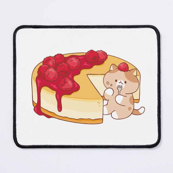 Item preview, Cat with Raspberry Cheesecake designed and sold by salposi.