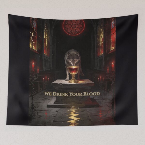 Item preview, Wolf Presides Over Dark Sacred Communion designed and sold by GeoWhimsy Studio.