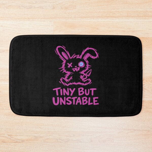Item preview, Tiny But Unstable - Cute Creepy Bunny designed and sold by SidTastic .