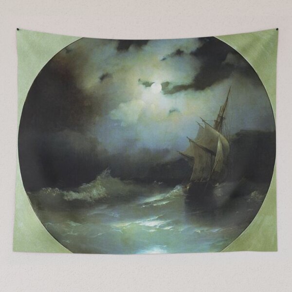 Item preview, Sea on a moonlit night designed and sold by SharonTheFirst.