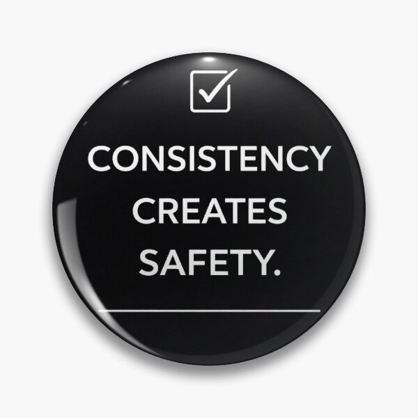 Item preview, Consistency Creates Safety – SEND Behaviour Support Minimalist Classroom Print designed and sold by The Silent TA.