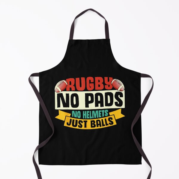 Item preview, No Pads No Helmets Just Balls Rugby Humor designed and sold by GabrieSketcham.