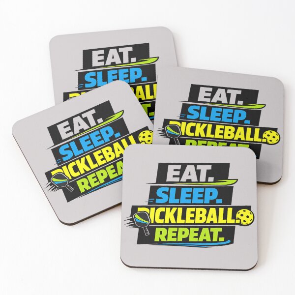 Item preview, Eat Sleep Pickleball Repeat Shirt – Funny Gift for Players designed and sold by Pickleball-Gift.