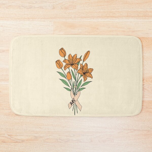Item preview, Minimalistic multiple sclerosis flowers designed and sold by Pamelarts.