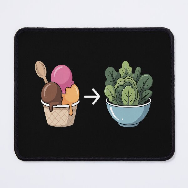 Item preview, Funny Ice Cream Greater Than Salad Funny Diet designed and sold by TheRetroStyle.
