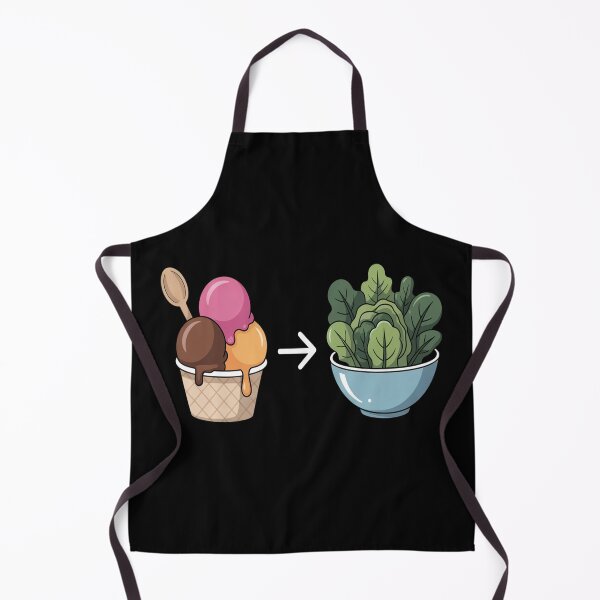 Item preview, Funny Ice Cream Greater Than Salad Funny Diet designed and sold by TheRetroStyle.