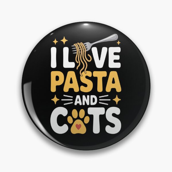 Item preview, Funny Italian Dish Cool Spaghetti I Love Pasta And Cats  designed and sold by TheRetroStyle.