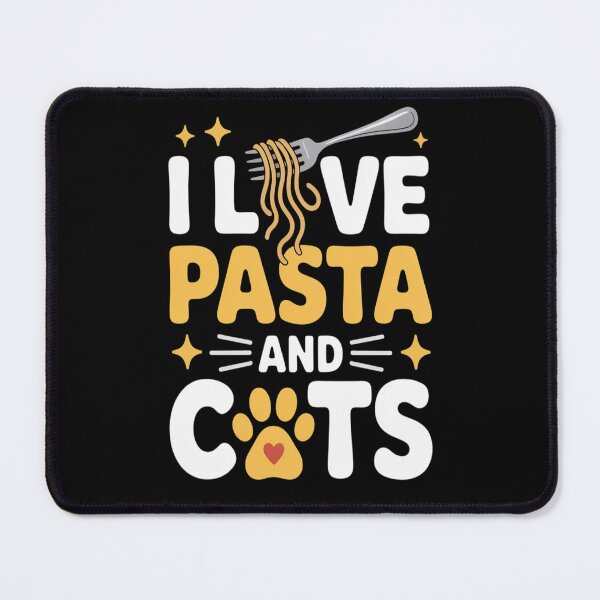 Item preview, Funny Italian Dish Cool Spaghetti I Love Pasta And Cats designed and sold by TheRetroStyle.