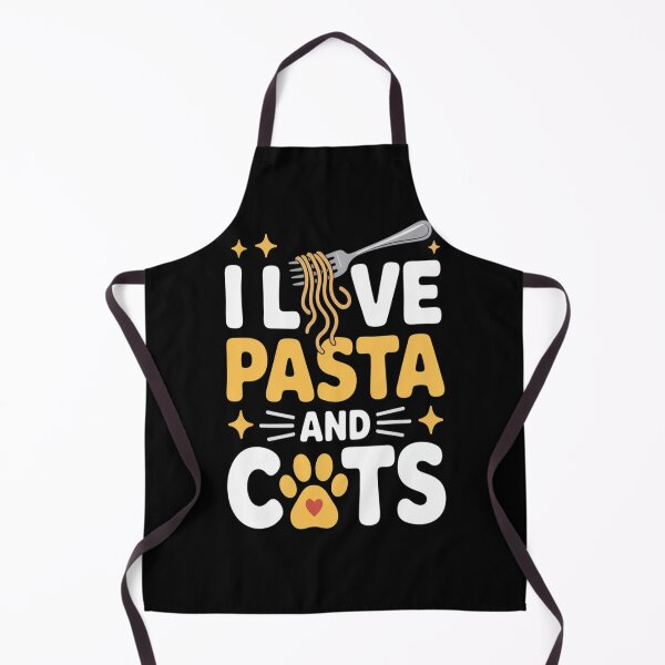 Item preview, Funny Italian Dish Cool Spaghetti I Love Pasta And Cats designed and sold by TheRetroStyle.