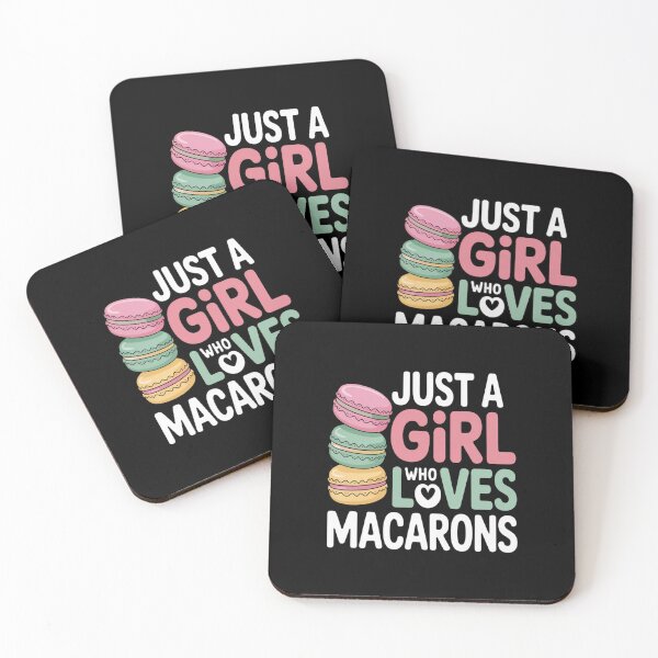 Item preview, French Macaron Dessert Just a Girl Who Loves Macarons designed and sold by HaiharryCartoon.