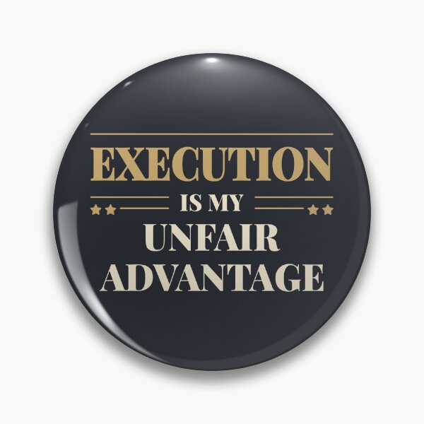 Item preview, Execution is my unfair advantage - Light typography designed and sold by Revextyr.