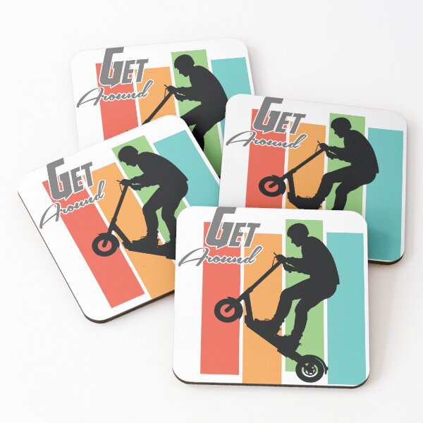 Item preview, Retro Electric Scooter Kick Stunt - Get Around Vintage Style designed and sold by jodi-store2026.