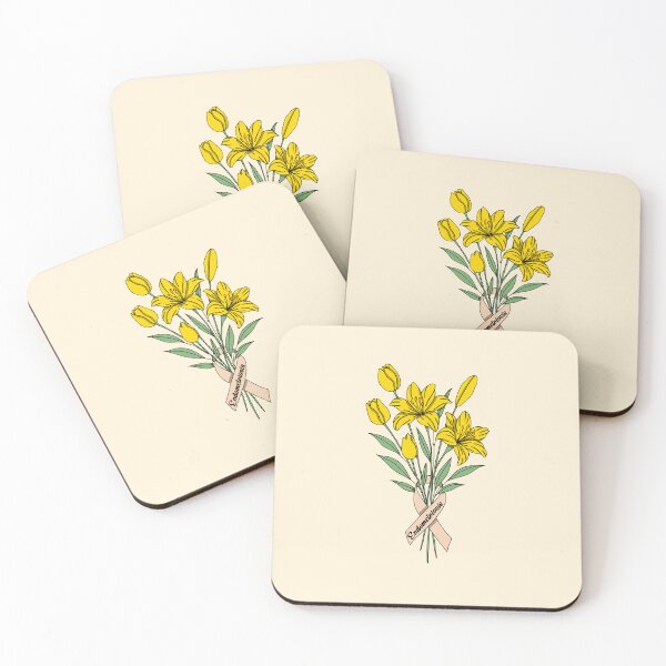 Item preview, Minimalistic endometriosis flowers designed and sold by Pamelarts.