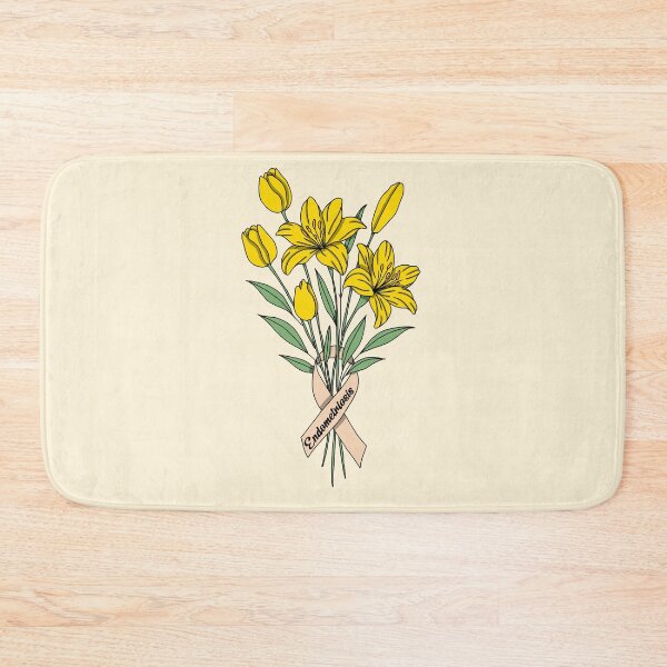 Item preview, Minimalistic endometriosis flowers designed and sold by Pamelarts.