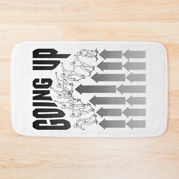 Item preview, Skater Skateboarder Ollie Skate Trick Skateboard Going Up designed and sold by GrandeDuc.