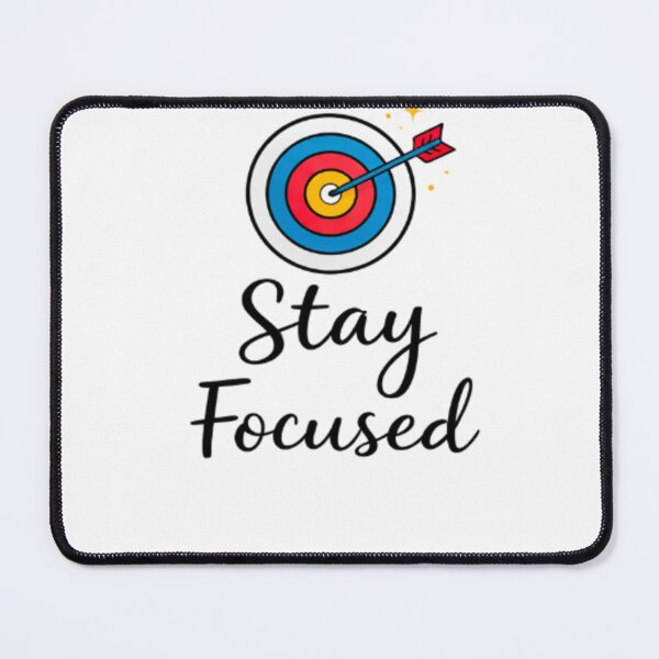 Item preview, Stay Focused Target Motivational Sticker | Productivity Inspiration Design designed and sold by Lovestickerco.