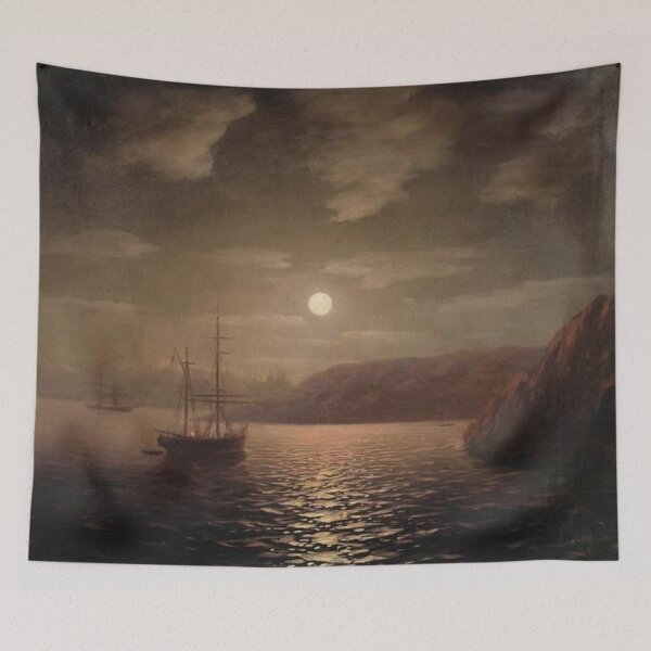 Item preview, Noche lunar en el Mar Negro designed and sold by SharonTheFirst.