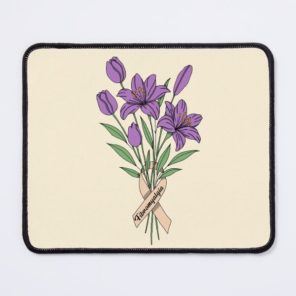 Item preview, Minimalistic fibromyalgia flowers designed and sold by Pamelarts.