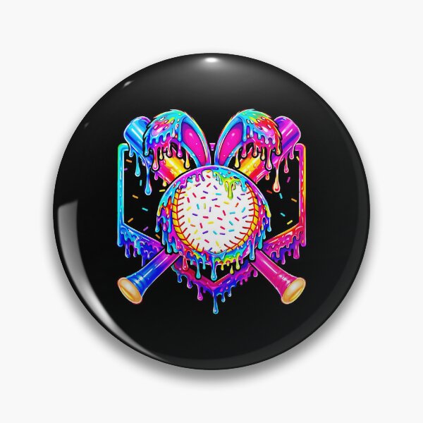 Item preview, Drippy Easter Bunny Baseball Graphic Colorful Splash Style designed and sold by miaa-artistshop.