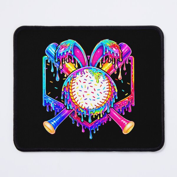 Item preview, Drippy Easter Bunny Baseball Graphic Colorful Splash Style designed and sold by miaa-artistshop.