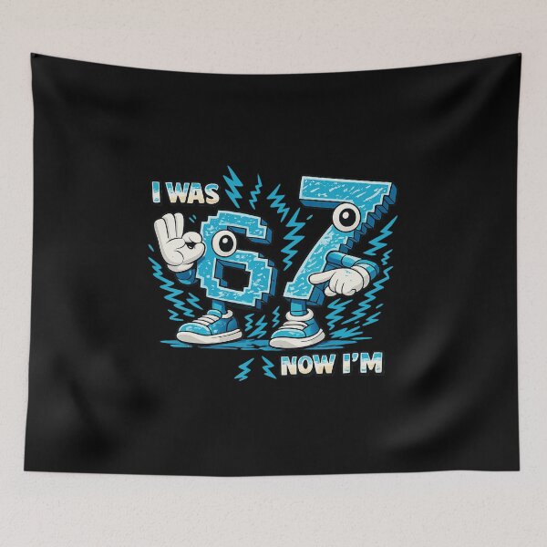 Item preview, I Was 6 Now I’m 7 Cartoon Birthday designed and sold by gladysenglish.
