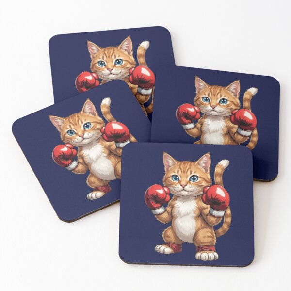 Item preview, Boxing Cat – Knockout Kitty Design designed and sold by Dogandesighn.