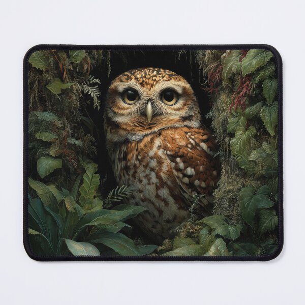 Item preview, Ancient Jungle Forest Owl in Silent Watch designed and sold by Erika Kaisersot.