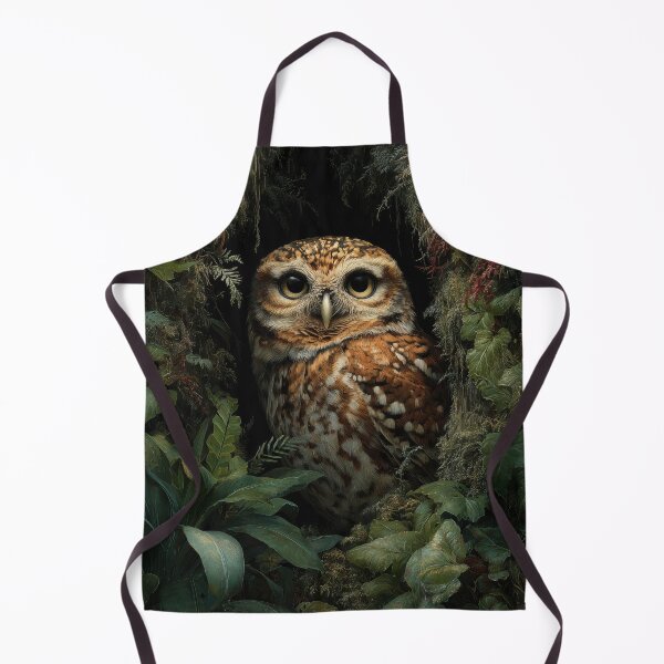 Item preview, Ancient Jungle Forest Owl in Silent Watch designed and sold by Erika Kaisersot.