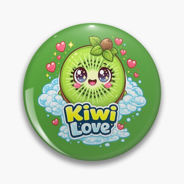 Item preview, Kiwi Love – Kiwi kawaii lovers | Cute Loving Kiwi Kawaii Design designed and sold by apanoracar.