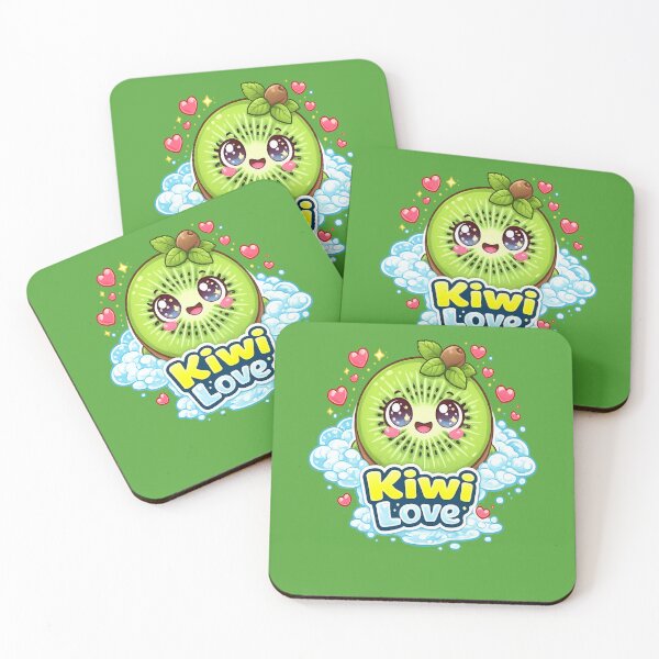 Item preview, Kiwi Love – Kiwi kawaii lovers | Cute Loving Kiwi Kawaii Design designed and sold by apanoracar.