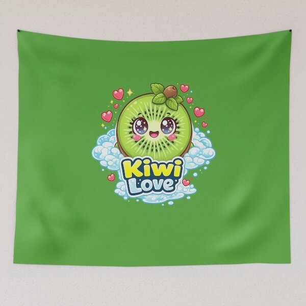 Item preview, Kiwi Love – Kiwi kawaii lovers | Cute Loving Kiwi Kawaii Design designed and sold by apanoracar.