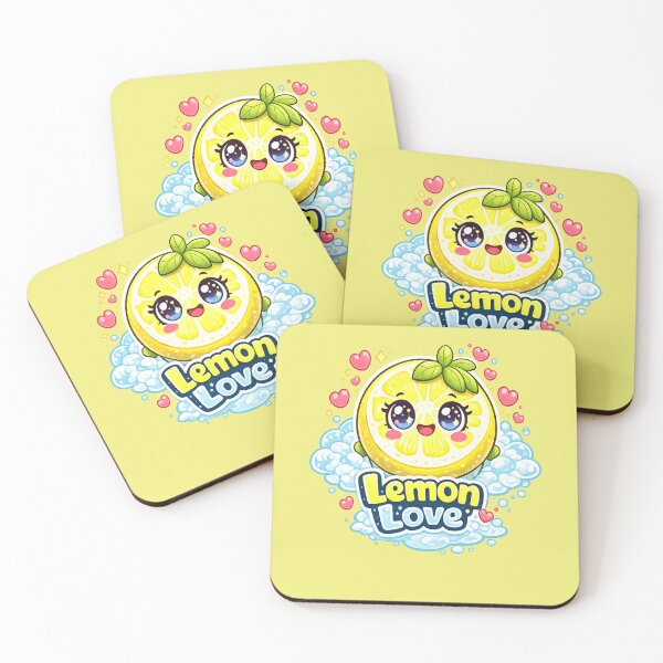 Item preview, Lemon Love – Kawaii lemon lovers | Cute Loving Lemon Kawaii Design designed and sold by apanoracar.